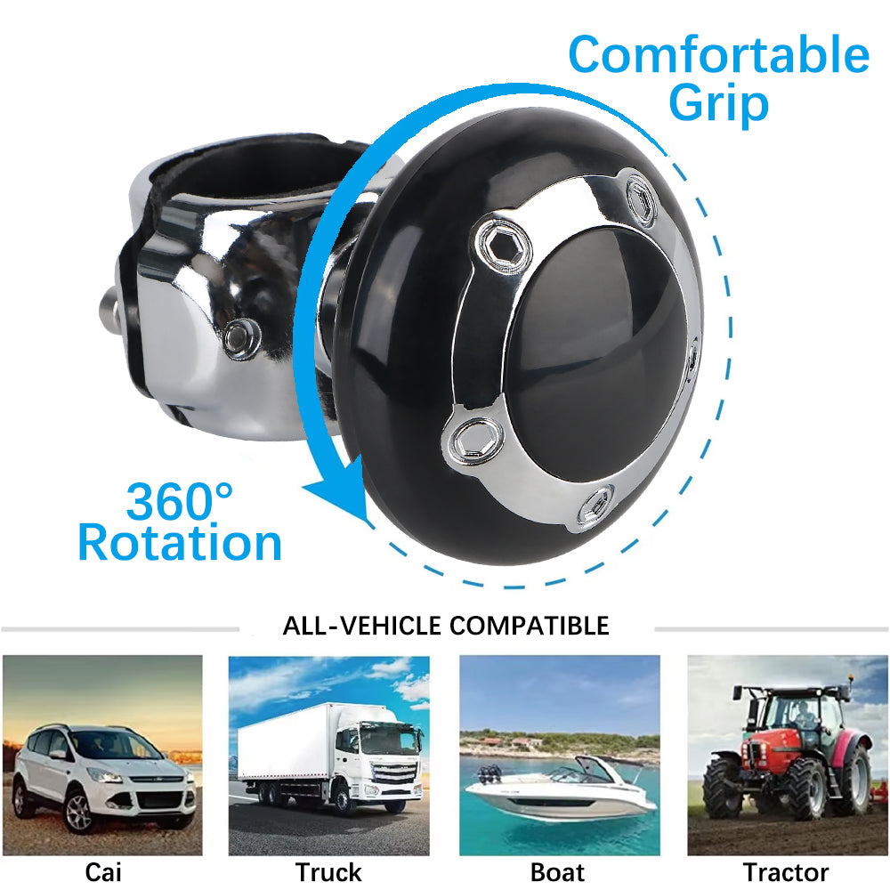 Spinner Knob Rotating Universal Steering Wheel Booster Car Turning Steering Wheel Ball Handle with Steering Wheel Spinner Knob