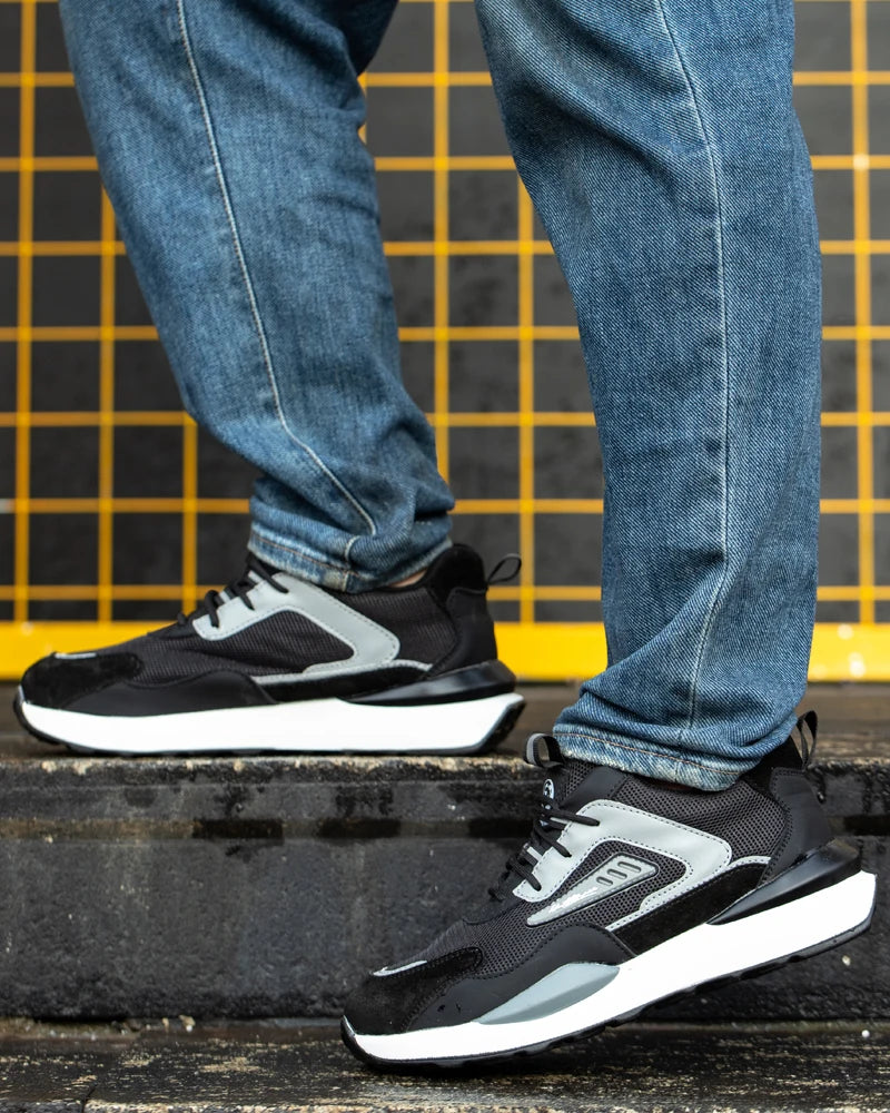 High Quality Indestructible Safety Shoes Men Work Sneakers Light Security Boots Men Puncture-Proof work Boots Steel Toe Shoes