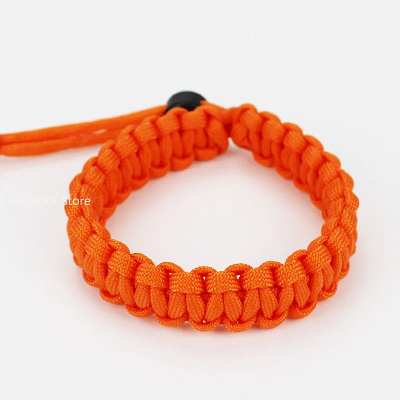 MOONBIFFY Survival Paracord Bracelet – Adjustable for Camping & Hiking