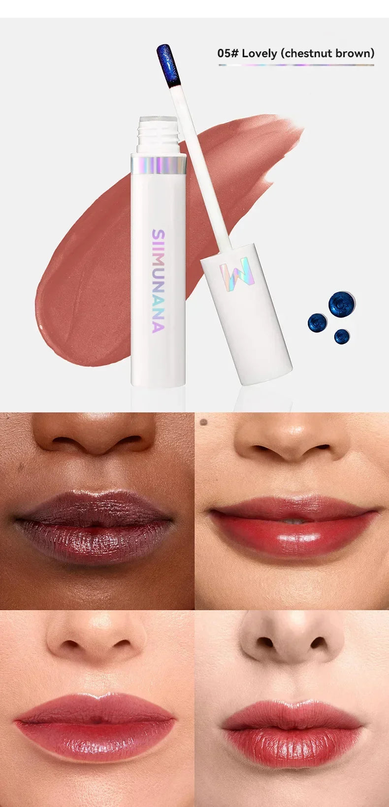 Wonder Blading Lip Stain Peel Off Proof Pink Tint Matte Finish Peel Off Lip Stain lip gloss