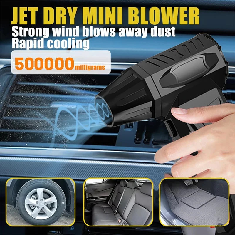 Xiaomi Super Violent Blower 1000000RPM Brushless Turbo Jet Blower 10000mAh Fast Charging Duct Fan 300G Thrust Cleaning Tool 