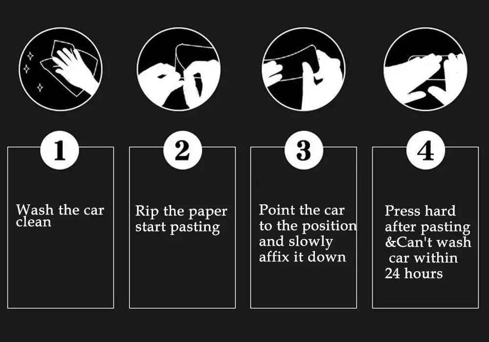 Reflective Car Door Sticker Safety Opening Warning Reflector Tape Decal Auto Car Accessories Exterior Interior Reflector Sticker