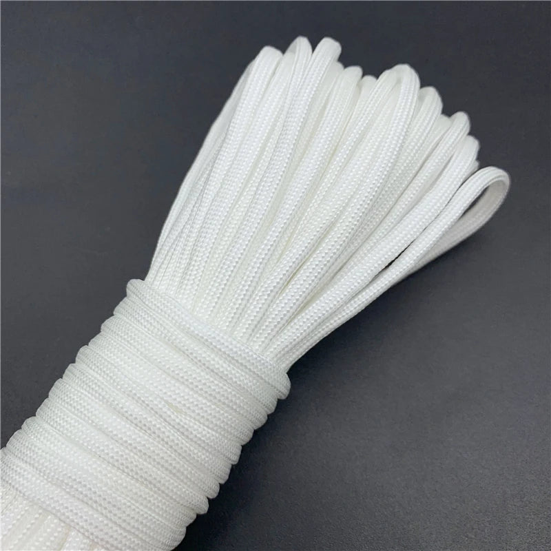 0.5/0.8/1.0/1.5/2.0/4mm 10yards DeepRed Rope Parachute Cord Lanyard Rope Climbing Camping Survival Equipment Paracord Bracelet