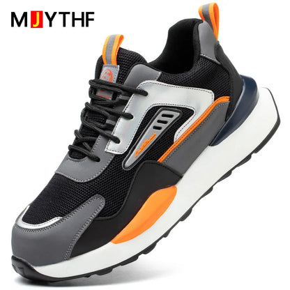 High Quality Indestructible Safety Shoes Men Work Sneakers Light Security Boots Men Puncture-Proof work Boots Steel Toe Shoes