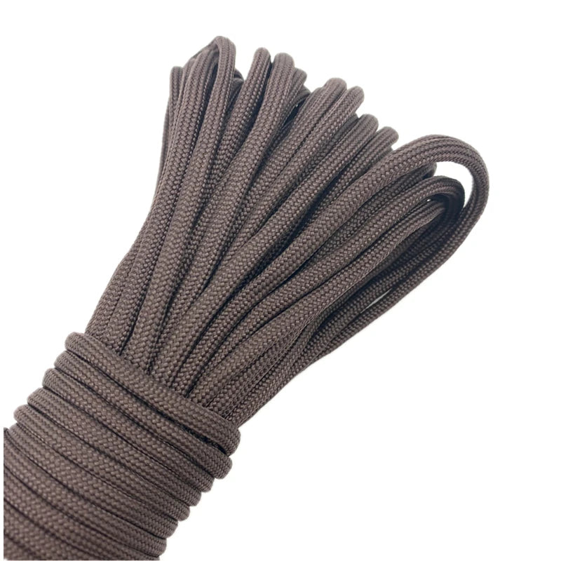 0.5/0.8/1.0/1.5/2.0/4mm 10yards DeepRed Rope Parachute Cord Lanyard Rope Climbing Camping Survival Equipment Paracord Bracelet
