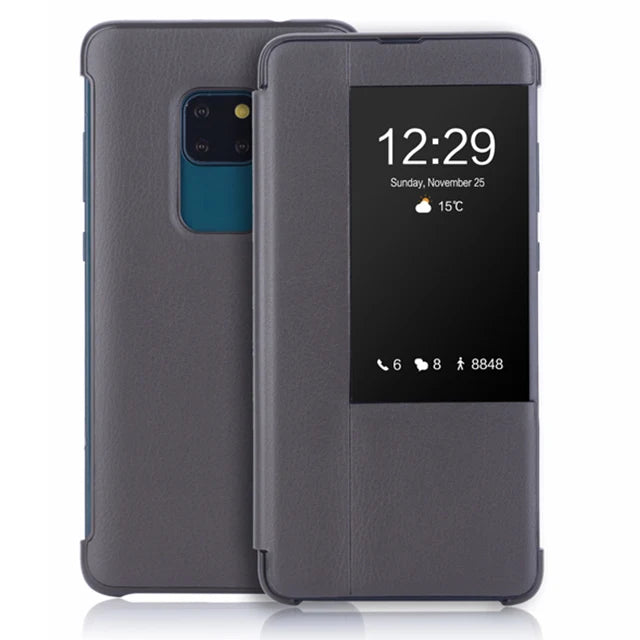 Asuwish PU Leather Flip Case for Huawei Mate 20/30 Pro – Smart View