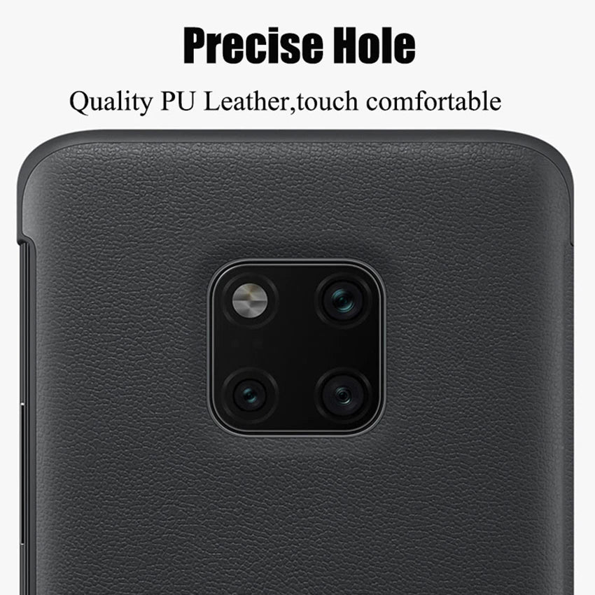 Asuwish PU Leather Flip Case for Huawei Mate 20/30 Pro – Smart View