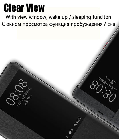 Asuwish PU Leather Flip Case for Huawei Mate 20/30 Pro – Smart View