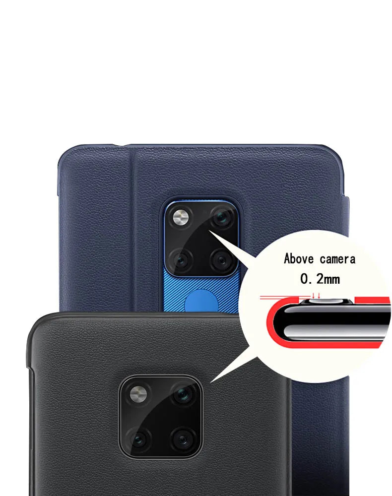 Asuwish PU Leather Flip Case for Huawei Mate 20/30 Pro – Smart View
