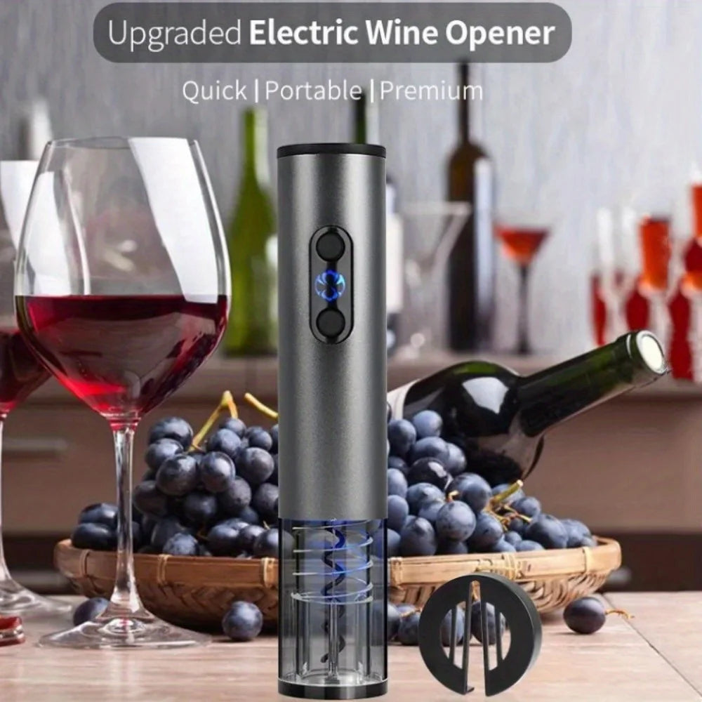 FENSTOEN Electric Wine Bottle Opener – USB Rechargeable Automatic Corkscrew