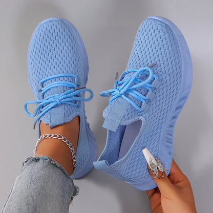 Women's summer breathable mesh flat shoes women's shoes casual sneakers shoes, clearance free shipping