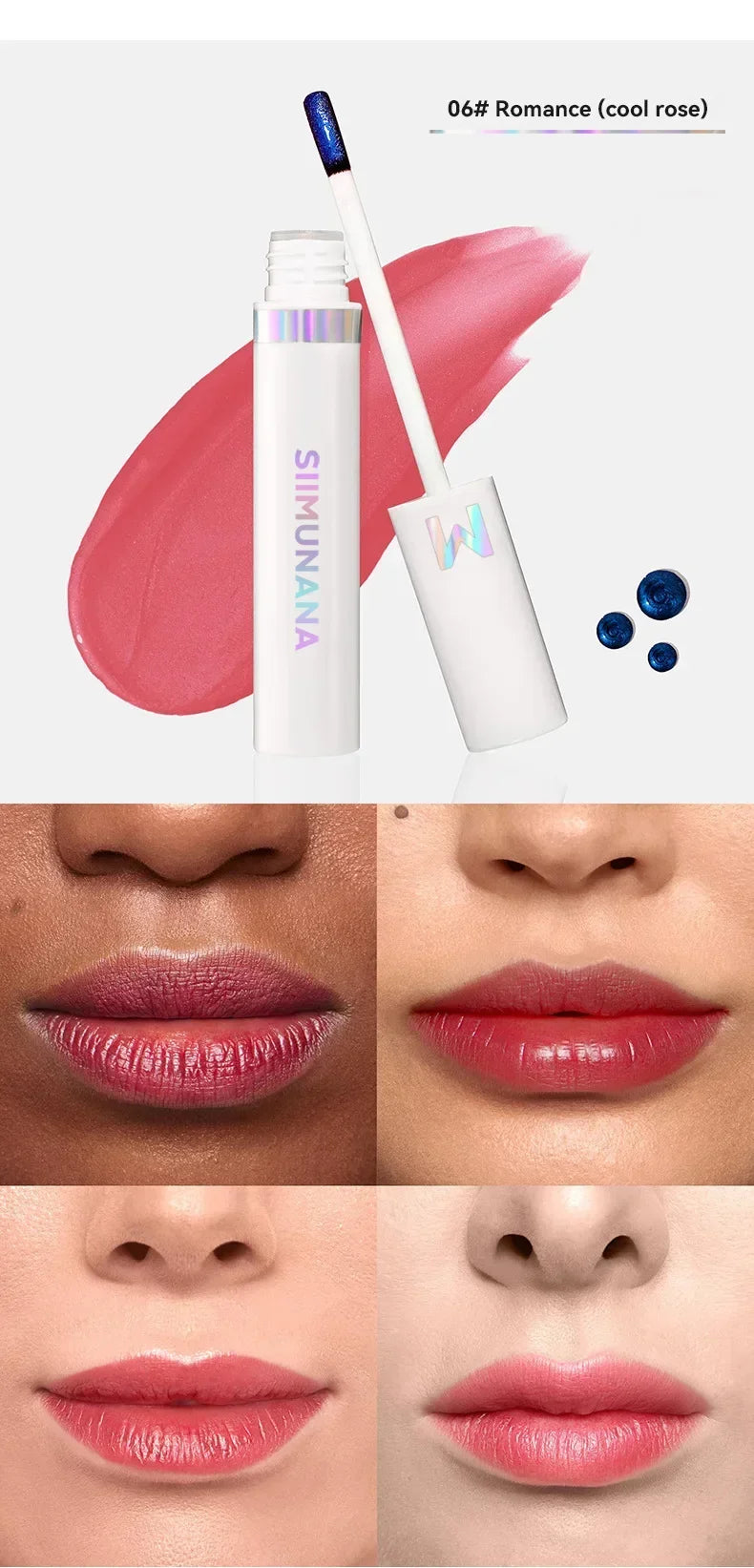 Wonder Blading Lip Stain Peel Off  Proof Pink Tint Matte Finish Peel Off Lip Stain lip gloss