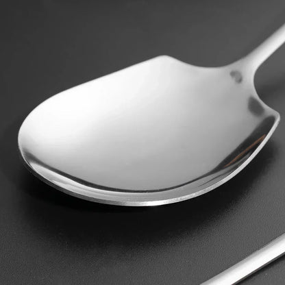 HypeHub Large Stainless Steel Soup Spoon – Long Handle Kitchen Utensil
