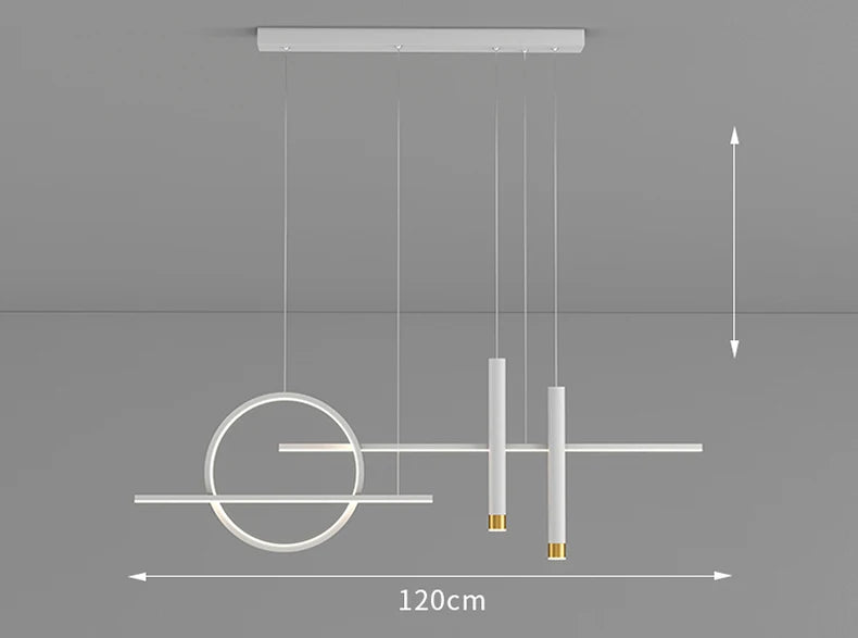 MZISOSOD Nordic Dimmable LED Pendant Light – Modern Kitchen Island Lamp