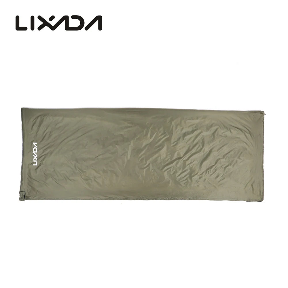 Lixada 190 * 75cm Outdoor Envelope Sleeping Bag Camping Travel Hiking Multifunction Ultra-light 680g