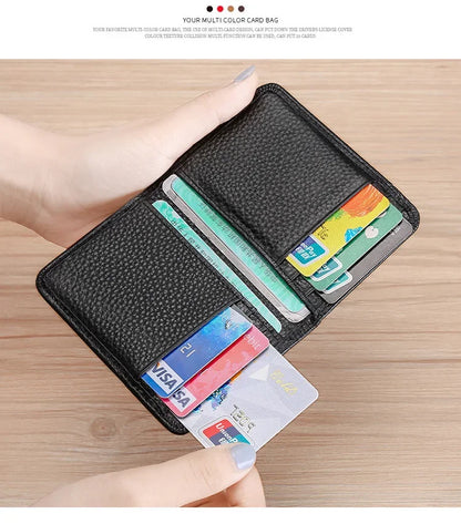 HypeHub Men's Slim Leather Wallet – Multi Card Holder & Coin Purse