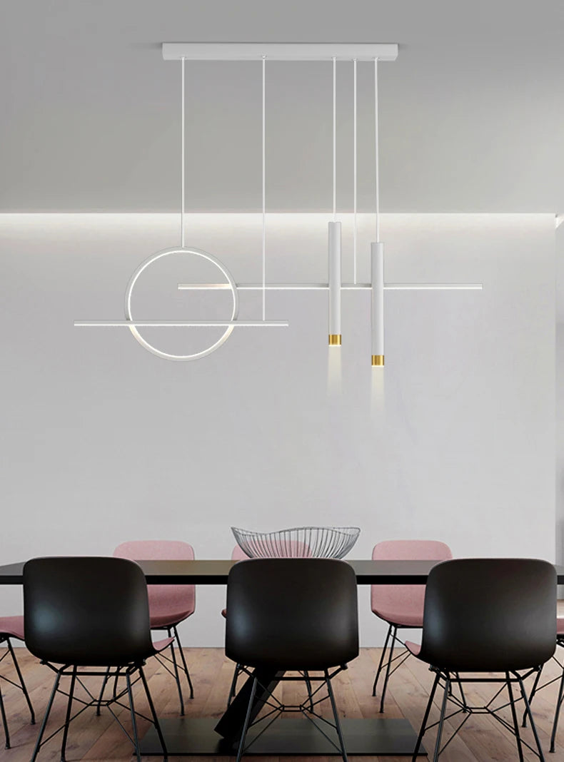 MZISOSOD Nordic Dimmable LED Pendant Light – Modern Kitchen Island Lamp