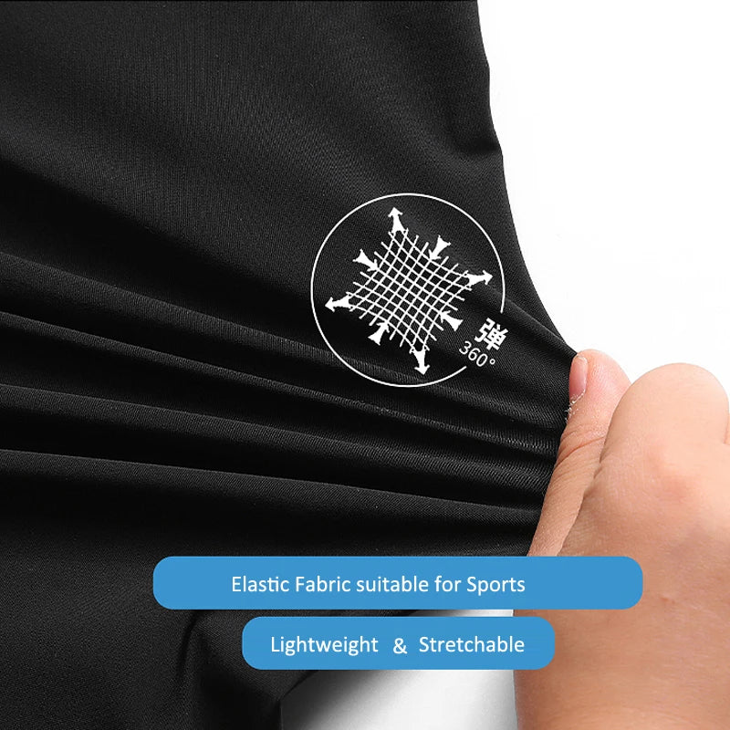 Quick-drying Shorts Men Board Short Pants Summer Breathable Sports Shorts Men Casual Elastic Running Gym Fitness Men's Shorts