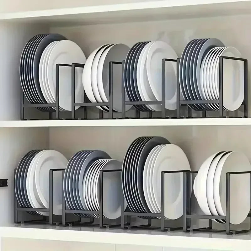 HypeHub Iron Wire Kitchen Cabinet Plate Storage Rack – Dish Drainer