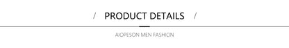 AIOPESON Mens Giraffe Embroidery Cotton Sweaters Round Neck Classic Twist Patterned Pullover Knitted Sweater for Men