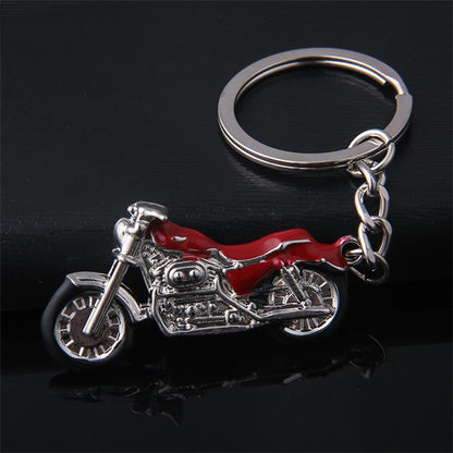 Stmanya Motorcycle Keychain – Metal Car Key Ring Charm – Trendy 3D Crafts