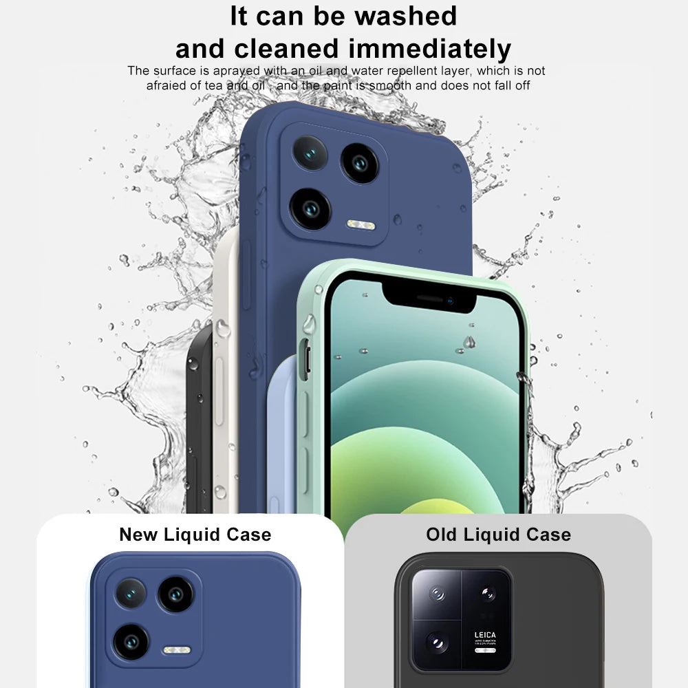 AOSANG Liquid Silicone Phone Case for Xiaomi 13 Pro – Soft Back Cover