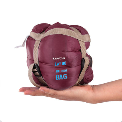 Lixada 190 * 75cm Outdoor Envelope Sleeping Bag Camping Travel Hiking Multifunction Ultra-light 680g