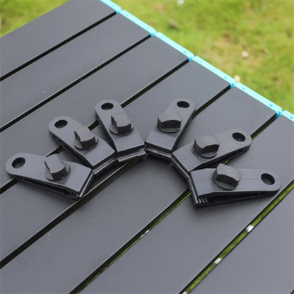 10/20/30PCS Tent Tarp Clips Windproof Clamp Tarpaulin Clip Tent Canopy Clip Crocodile Clip Awning Outdoor Camping Accessories