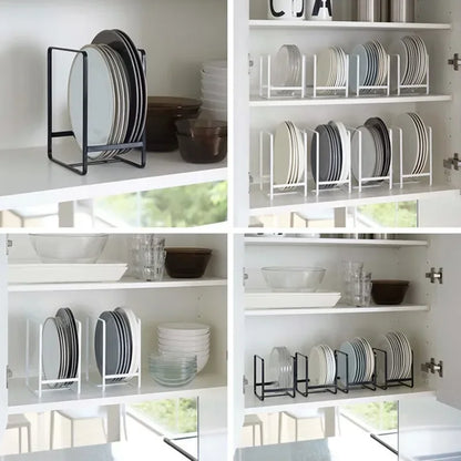 HypeHub Iron Wire Kitchen Cabinet Plate Storage Rack – Dish Drainer