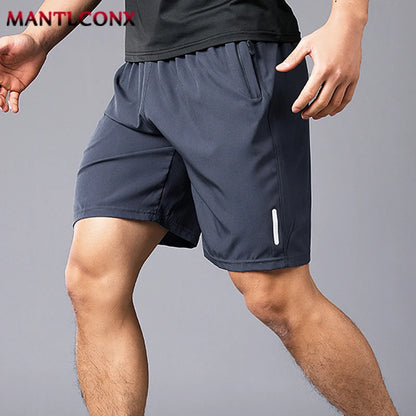 Quick-drying Shorts Men Board Short Pants Summer Breathable Sports Shorts Men Casual Elastic Running Gym Fitness Men's Shorts