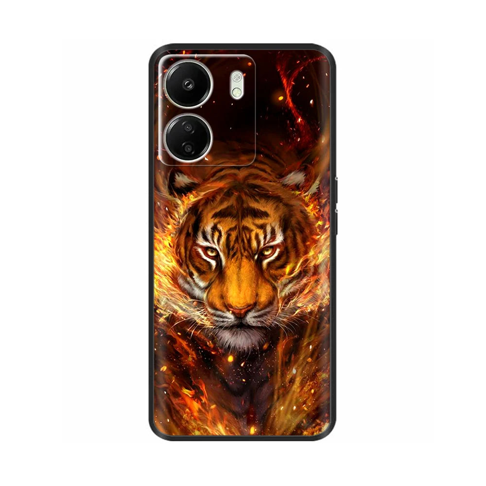 Mavskes Redmi 13C Silicone Phone Case – Shockproof Soft TPU Cover