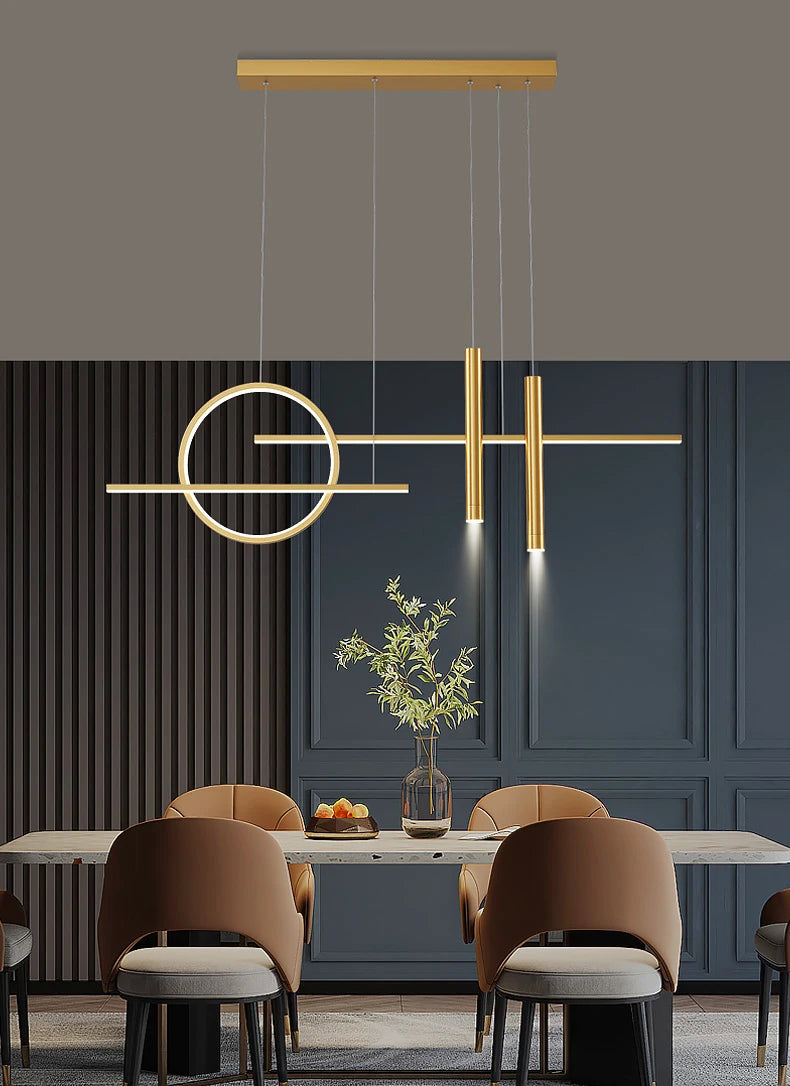 MZISOSOD Nordic Dimmable LED Pendant Light – Modern Kitchen Island Lamp