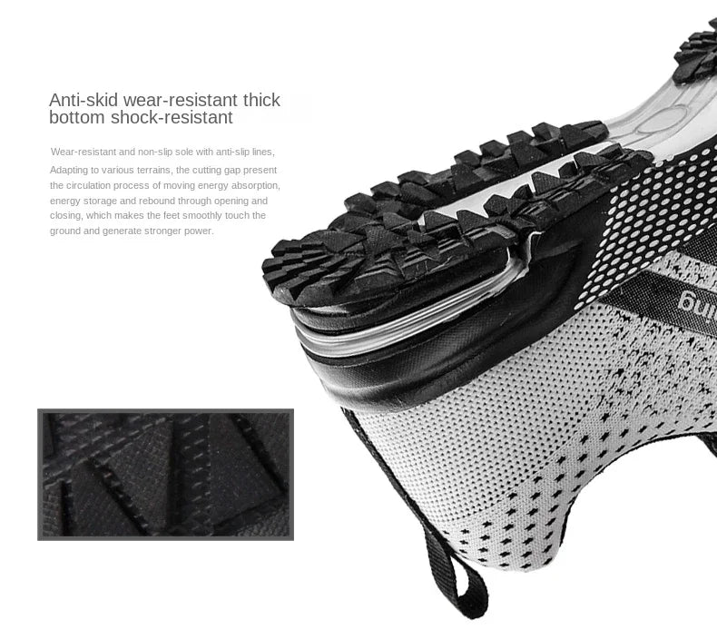 Men Sneakers Fashion Breathable Mesh Comfortable Black Sports Shoes Anti-Slip Outdoor Casual Running Mens Shoe Zapatillas Hombre