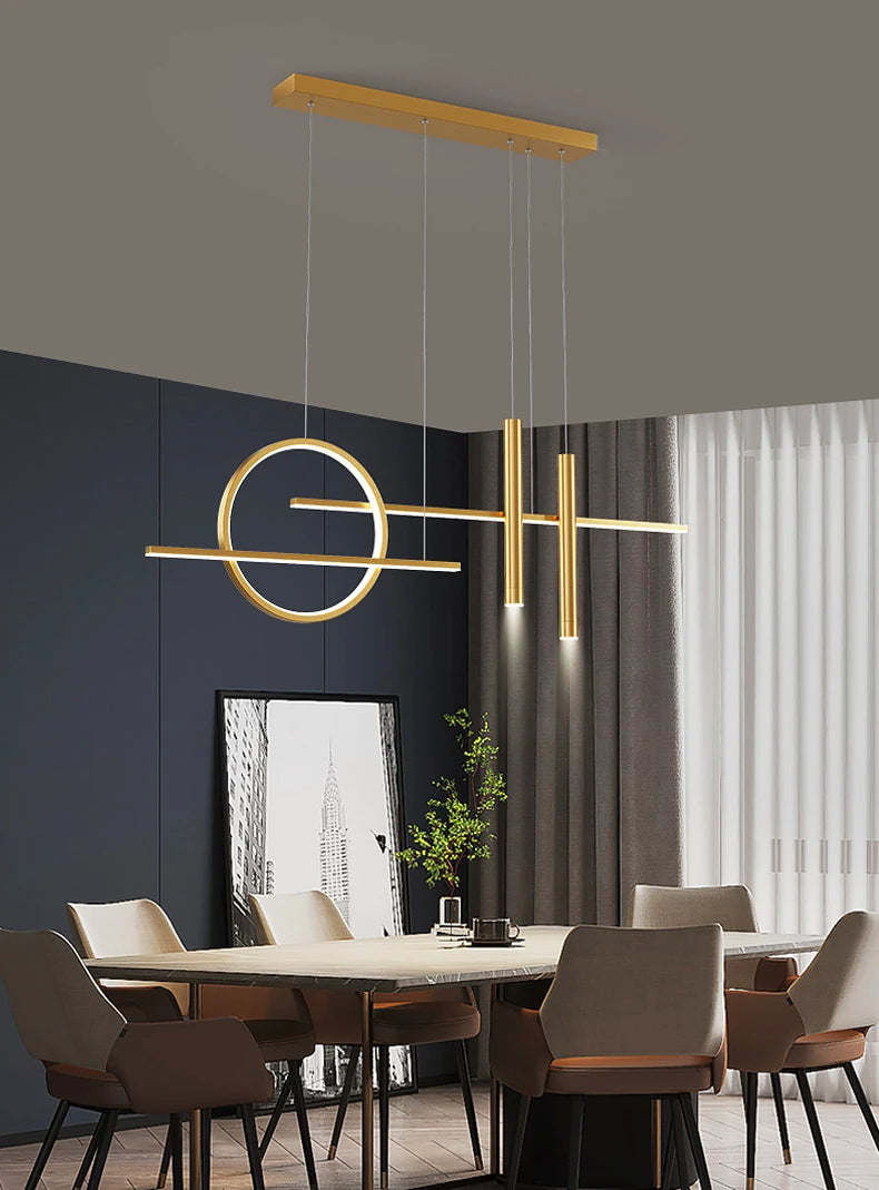 MZISOSOD Nordic Dimmable LED Pendant Light – Modern Kitchen Island Lamp