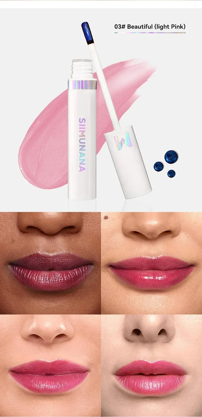 Wonder Blading Lip Stain Peel Off  Proof Pink Tint Matte Finish Peel Off Lip Stain lip gloss