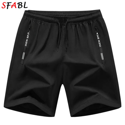 Quick-drying Shorts Men Board Short Pants Summer Breathable Sports Shorts Men Casual Elastic Running Gym Fitness Men's Shorts