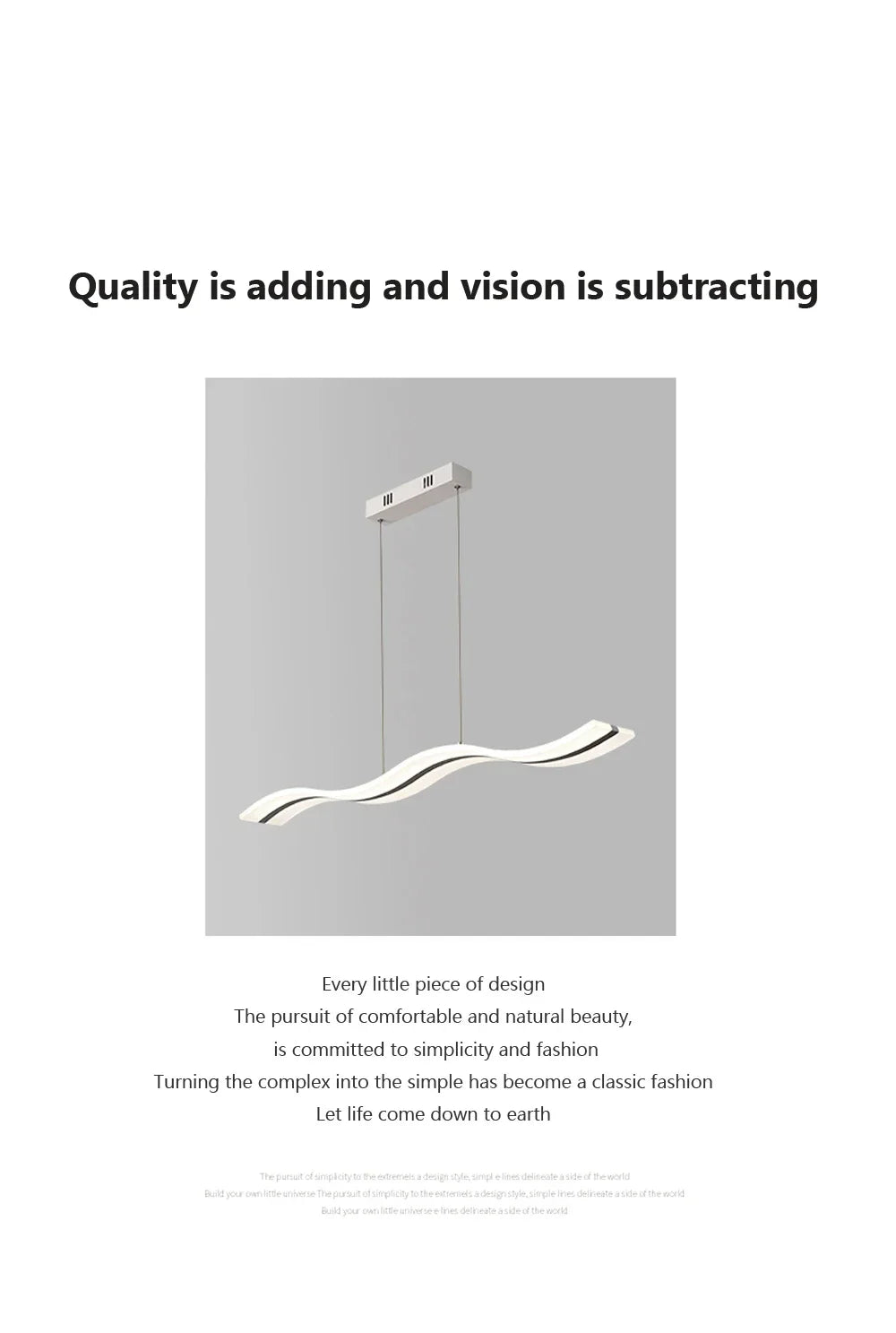 Qyartistry Modern LED Chandelier – Polished Chrome Linear Pendant Lamp