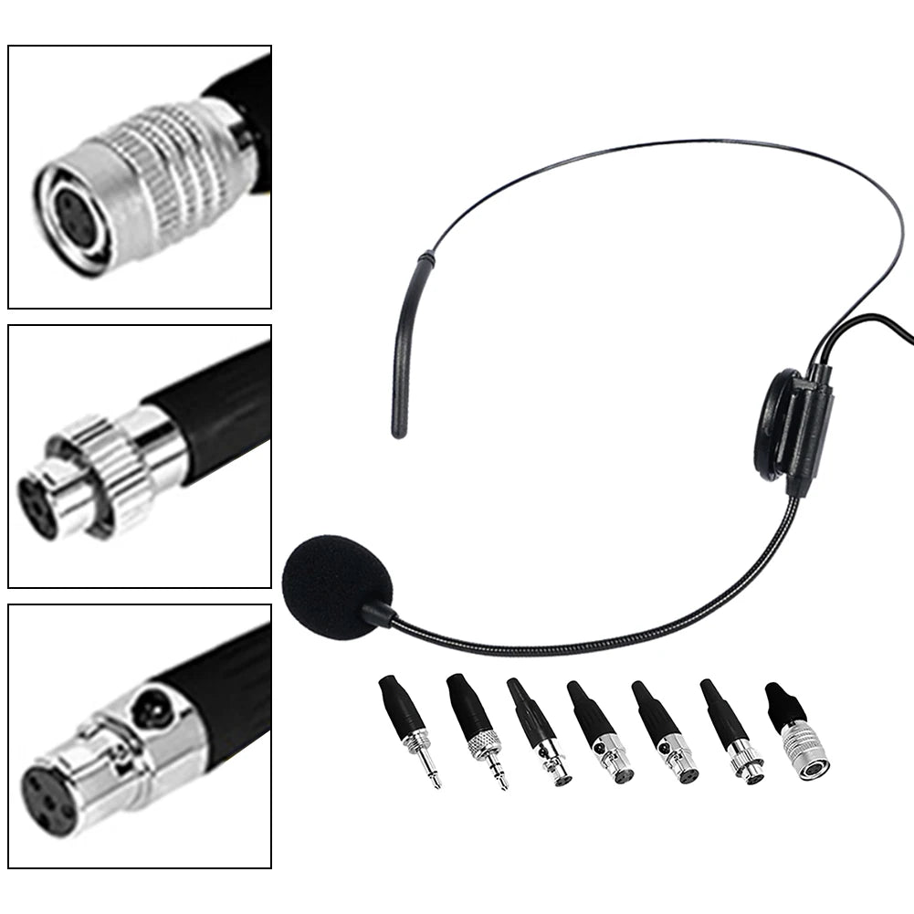 BAJEAL Wired Gooseneck Headset Microphone – 3.5mm for Speech & Teaching