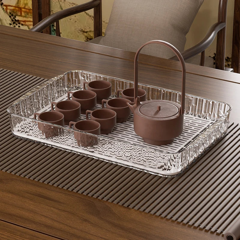 HypeHub Multi-functional PET Drain Storage Tray – Kitchen & Bathroom Organizer