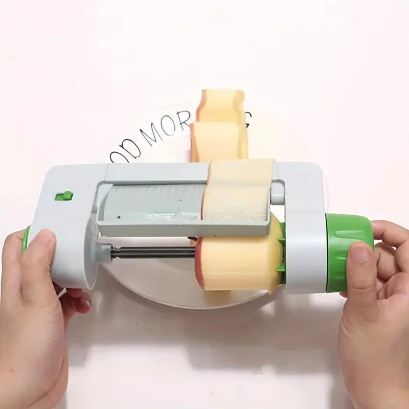 HypeHub Manual Vegetable & Fruit Sheet Slicer – Potato Apple Peeler