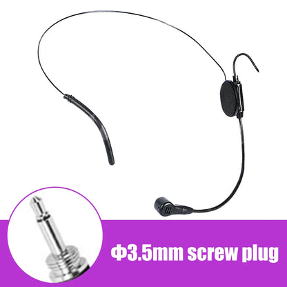 BAJEAL Wired Gooseneck Headset Microphone – 3.5mm for Speech & Teaching