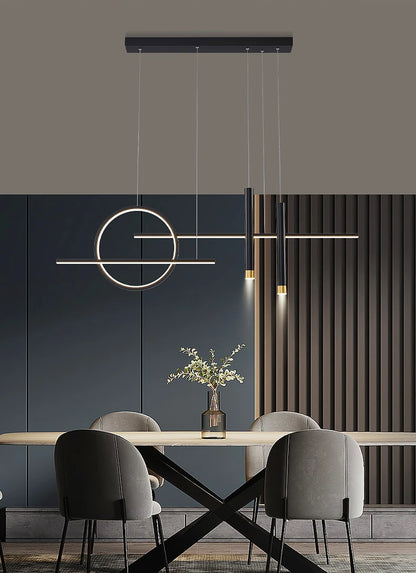 MZISOSOD Nordic Dimmable LED Pendant Light – Modern Kitchen Island Lamp