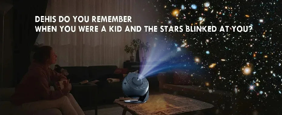 Galaxy Projector for Bedroom, HD Image Star Projector Galaxy Light Adjustable Knob, 13 Film Discs Planetarium Projector for Kids