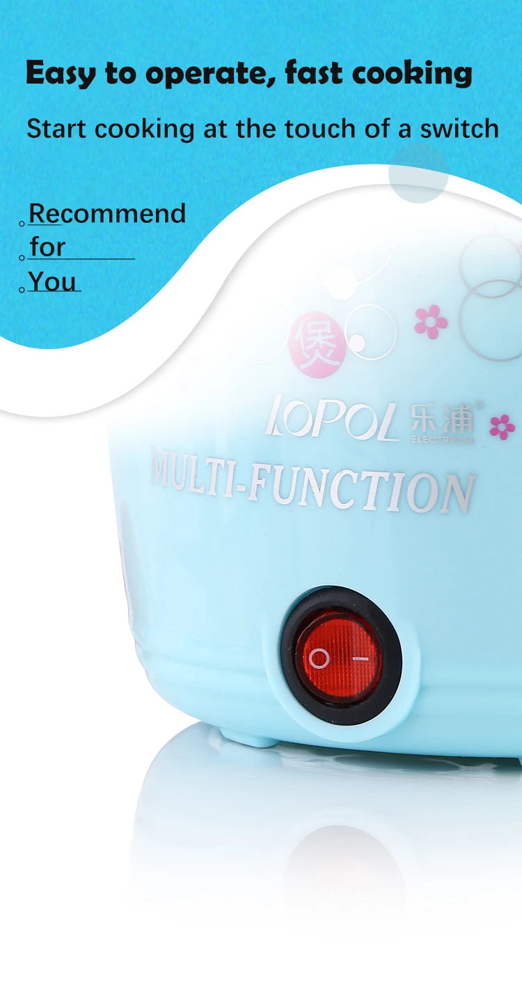 BALASHOV 1.8L Mini Electric Hot Pot – Multi-Cooker for 1-2 People