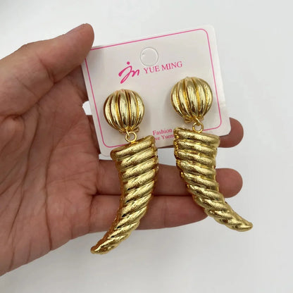 YMChoice Dubai 18K Gold Plated Water Drop Necklace & Earrings Set