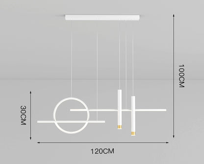 MZISOSOD Nordic Dimmable LED Pendant Light – Modern Kitchen Island Lamp