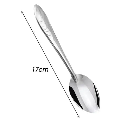 HypeHub Large Stainless Steel Soup Spoon – Long Handle Kitchen Utensil