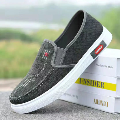 2025 New Fashion Men's Versatile Casual Shoes Comfortable Leisure Lazy Person Work Shoes Outdoor Anti-slip Casual Sports Shoes