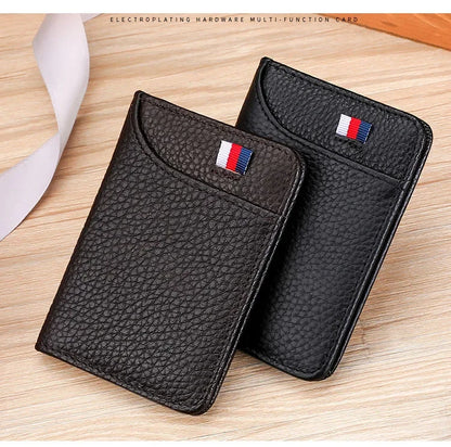 HypeHub Men's Slim Leather Wallet – Multi Card Holder & Coin Purse