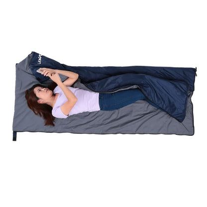 Lixada 190 * 75cm Outdoor Envelope Sleeping Bag Camping Travel Hiking Multifunction Ultra-light 680g